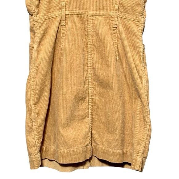Levi’s Fiorella Corduroy Tan Button Down Front Mini Jumper Dress size XS - Picture 13 of 16